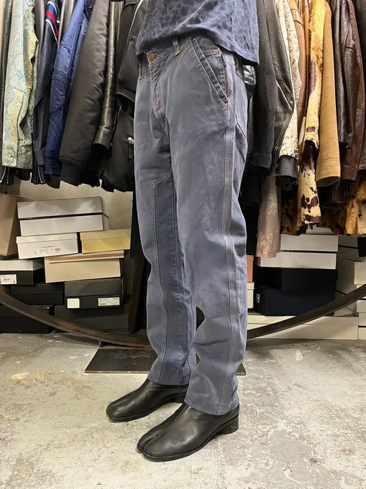2000s Burberry Navy Light Worker Pants
