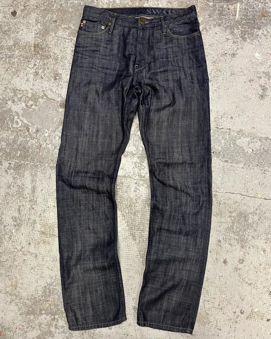 2000s Burberry Raw Denim Jeans
