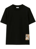Black Crew Neck Cotton T-Shirt