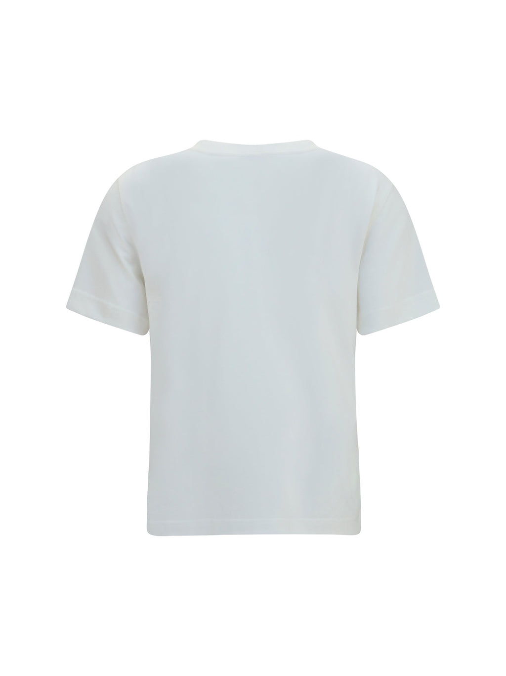 Burberry Women Cotton T-Shirt With Check Flag