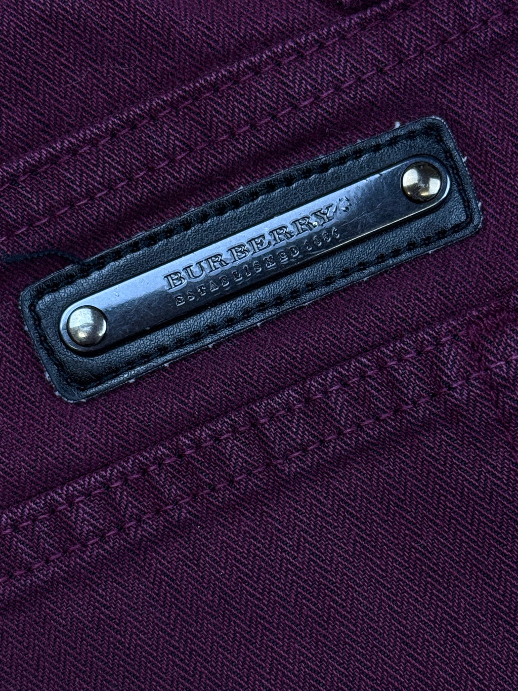 vintage Burberry jeans