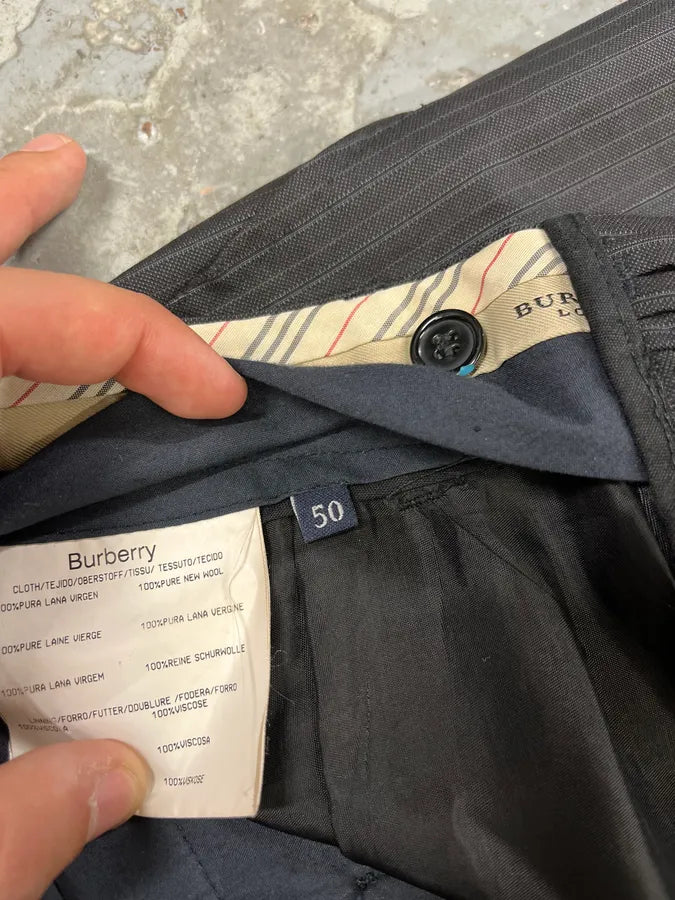 Burberry Black Elegant Pants Suit