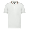 Burberry ‘Hartford’ Striped Check Polo White