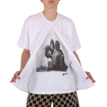 Burberry Men's Optic White Victorian Portrait Print Cotton Oversized T-shirt