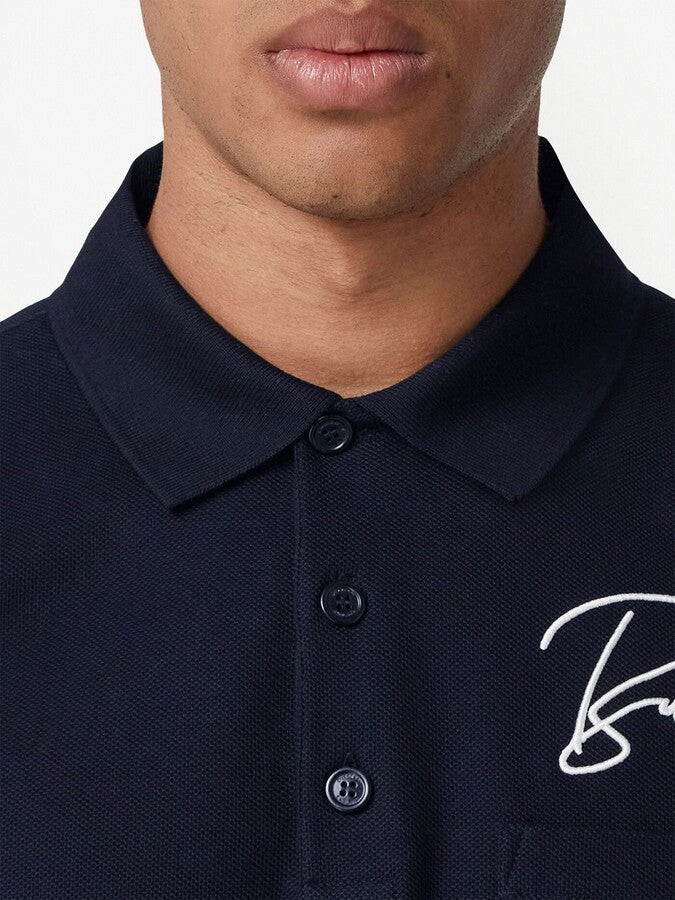 Burberry Signature Polo Shirt Navy