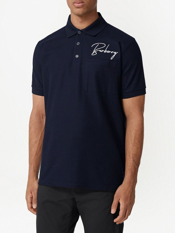 Burberry Signature Polo Shirt Navy